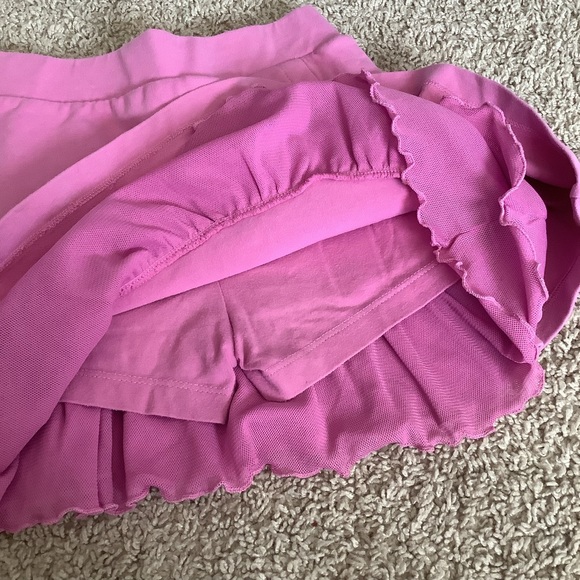3/$15 🛍️ Children’s Place pink skirt | girls 6X/7 | skort play ruffle pleated - Picture 4 of 6